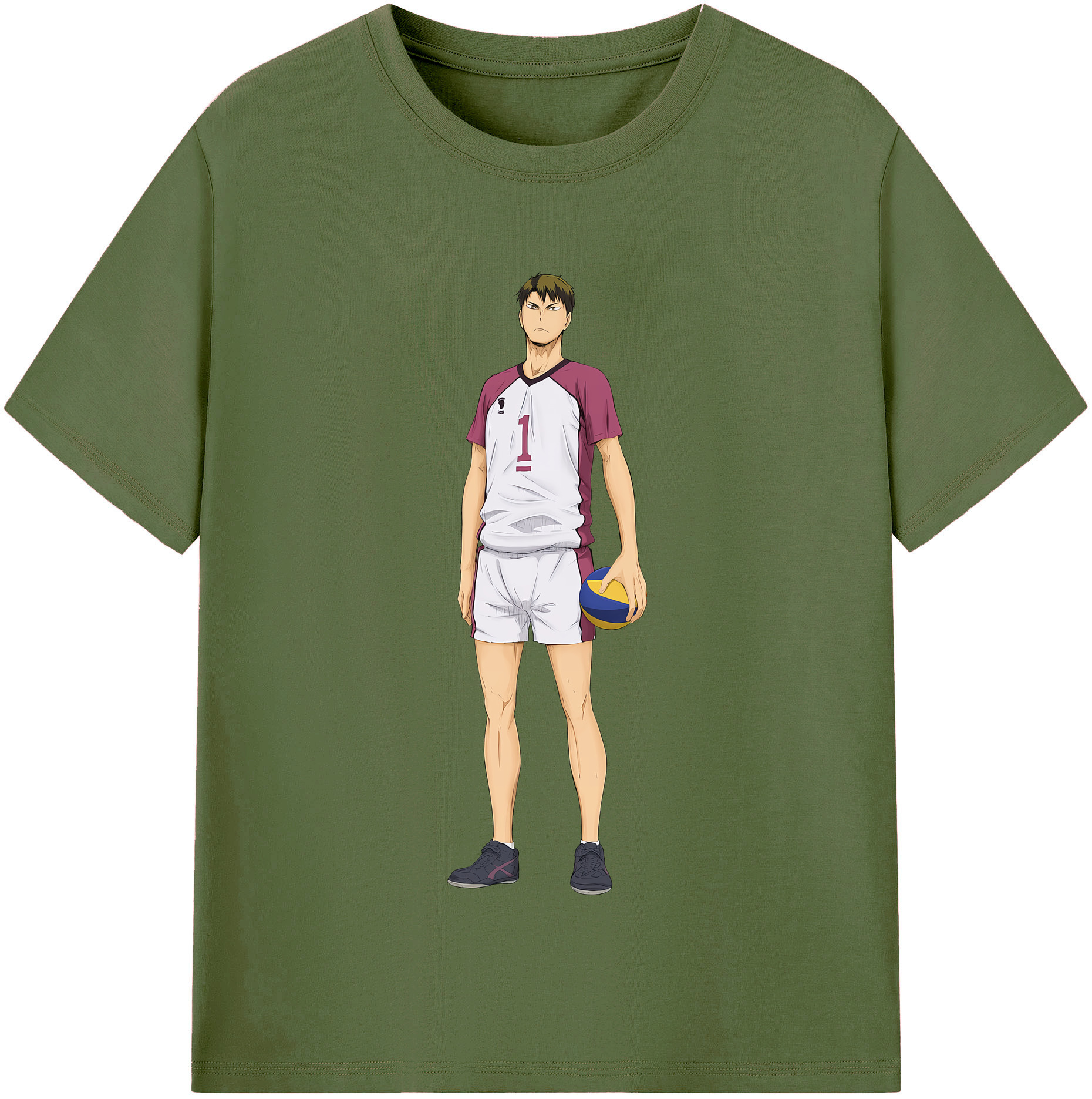 （画像用） ハイキュー!! Haikyu!! 綿100％半袖Tシャツ（フロントプリント）